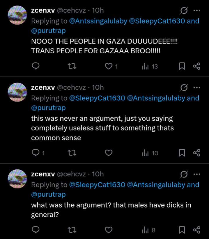 SleepyCat1630's tweet photo. @DecayingSchiz0 Also cherry on top, he has his dick hopper attacking me because i disproved his statements too✌️ https://t.co/ZGO5sdRoql
