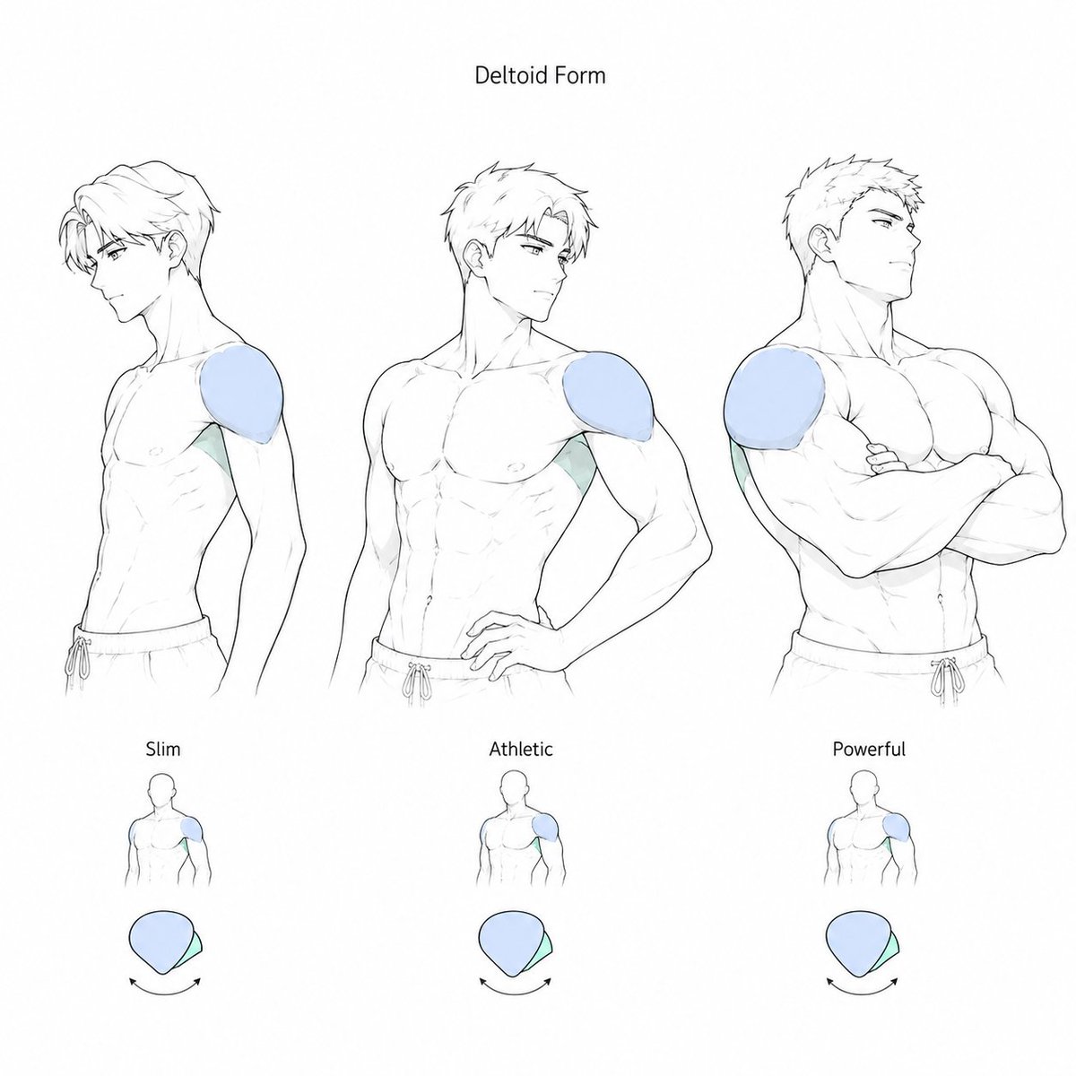 ezdrawps's tweet photo. Shoulder mass changes the silhouette https://t.co/FuHx8f1GO0