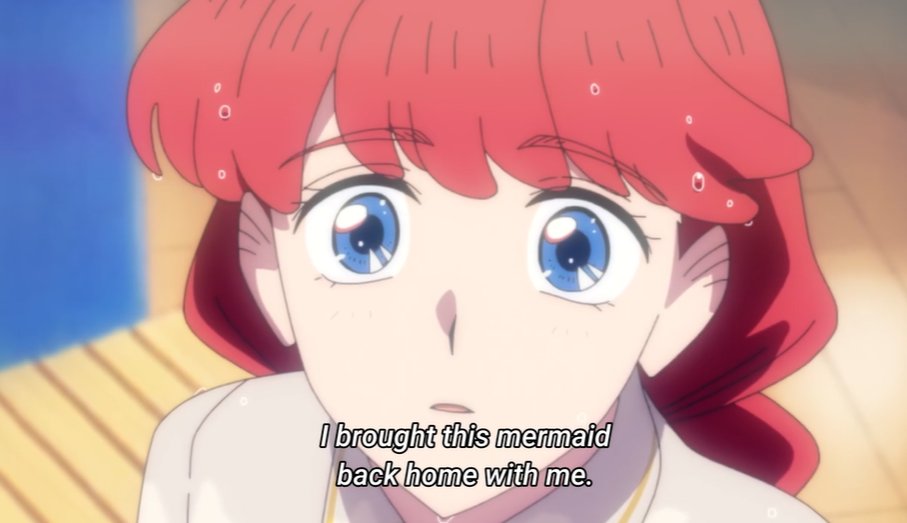 makgeolliyuzu's tweet photo. frm just a mermaid mari happened to rescue, to a silly friend she never expected to have. lara was not on mari's list of favorites at 1st yet somehow she found her way into a place much deeper in mari's heart by becoming someone she couldnt imagine losing. thats why the line in ep 9 carried so much weight~ what once began as a simple rescue became sth precious & now mari wld do anything just for lara.