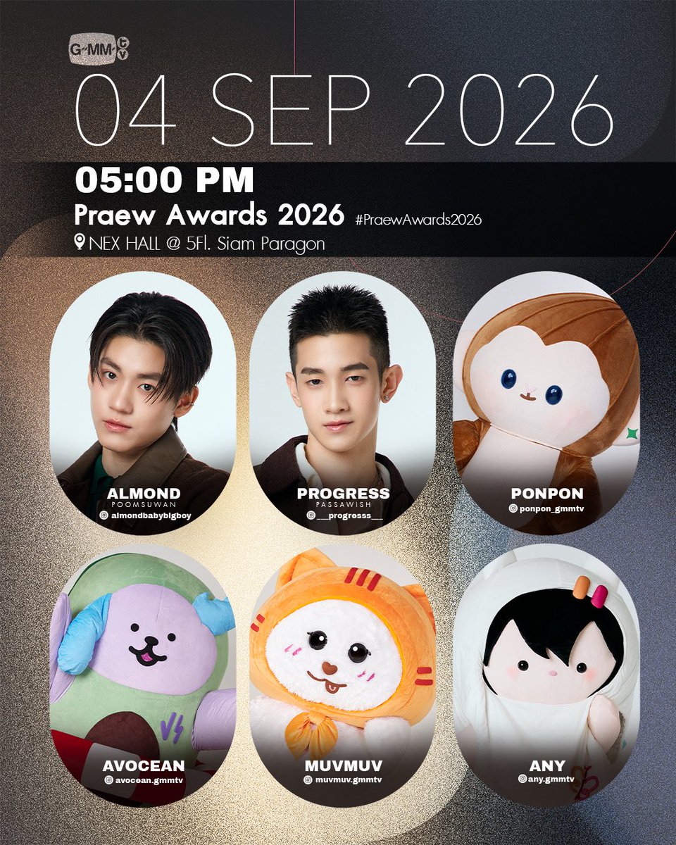 GMMTV's tweet photo. Artist Programs &amp; Events

#GMMTV https://t.co/lmf2M5AegY