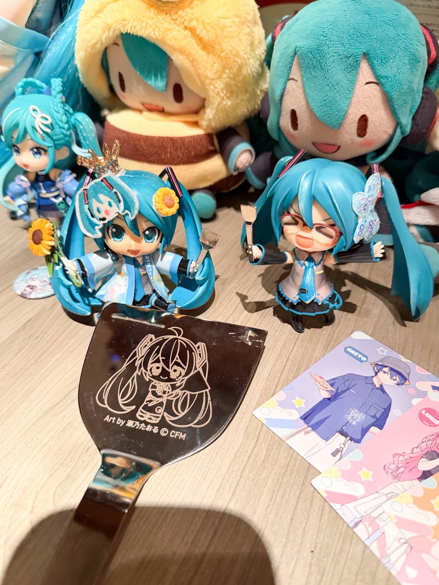 snpkn's tweet photo. ミクさんの誕生日をお祝いしました🎉

ぼてぢゅうコラボ最終日‼️
楽しく美味しい時間をありがとうございました〜😊

#初音ミク生誕祭2026 
#ぼてぢゅうフォト https://t.co/FahFT8sgYC