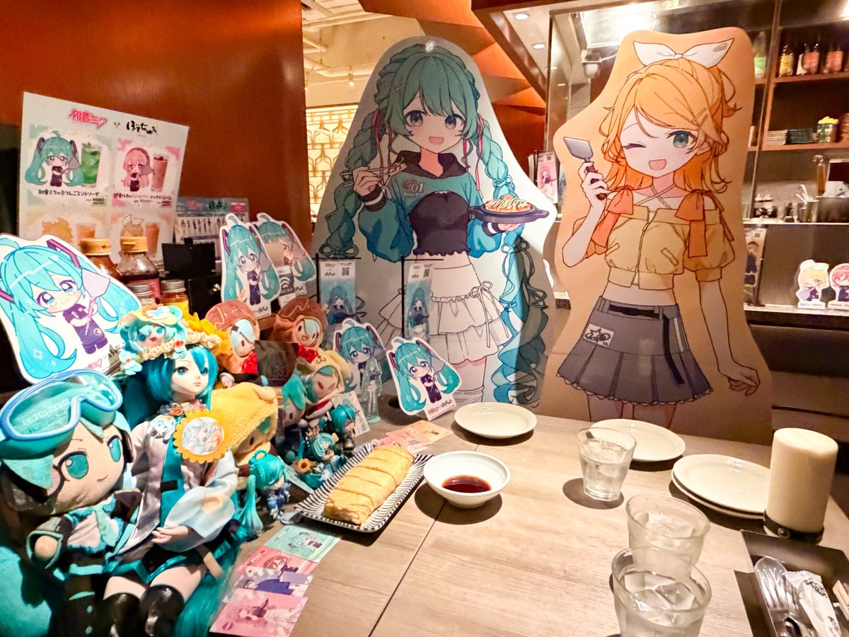 snpkn's tweet photo. ミクさんの誕生日をお祝いしました🎉

ぼてぢゅうコラボ最終日‼️
楽しく美味しい時間をありがとうございました〜😊

#初音ミク生誕祭2026 
#ぼてぢゅうフォト https://t.co/FahFT8sgYC