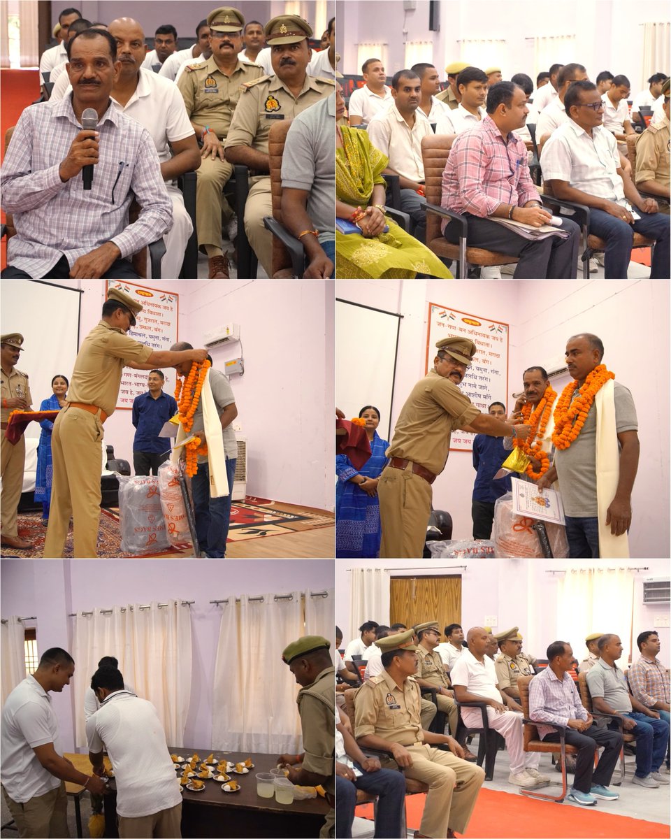 compac26's tweet photo. आज दिनांक 31/08/2026 को 26वीं वाहिनी पीएसी गोर��पुर में *सेनानायक श्रीमती निहारिका शर्मा*IPS की उपस्थिति में विदाई समारोह आयोजित किया गया।
 @dgpup @Uppolice https://t.co/C7iFV5wtYO