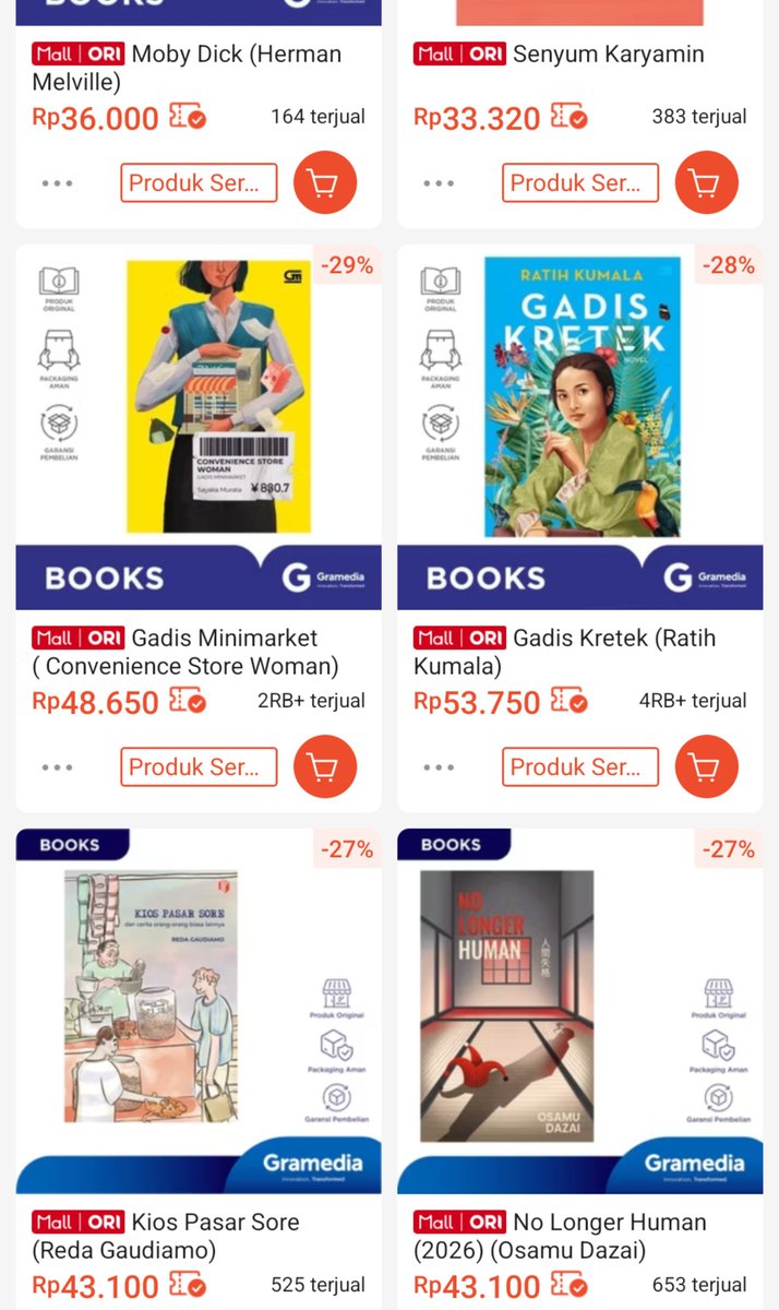 Nathanncaroll's tweet photo. PROMO GRAMEDIA PAY DAY SALE MASIH ADA! 🔥

Buruan gaes selagi gramedia masih ngadain gajian sale nih, potongan harganya mantep bangett! https://t.co/dOzkE81QMt