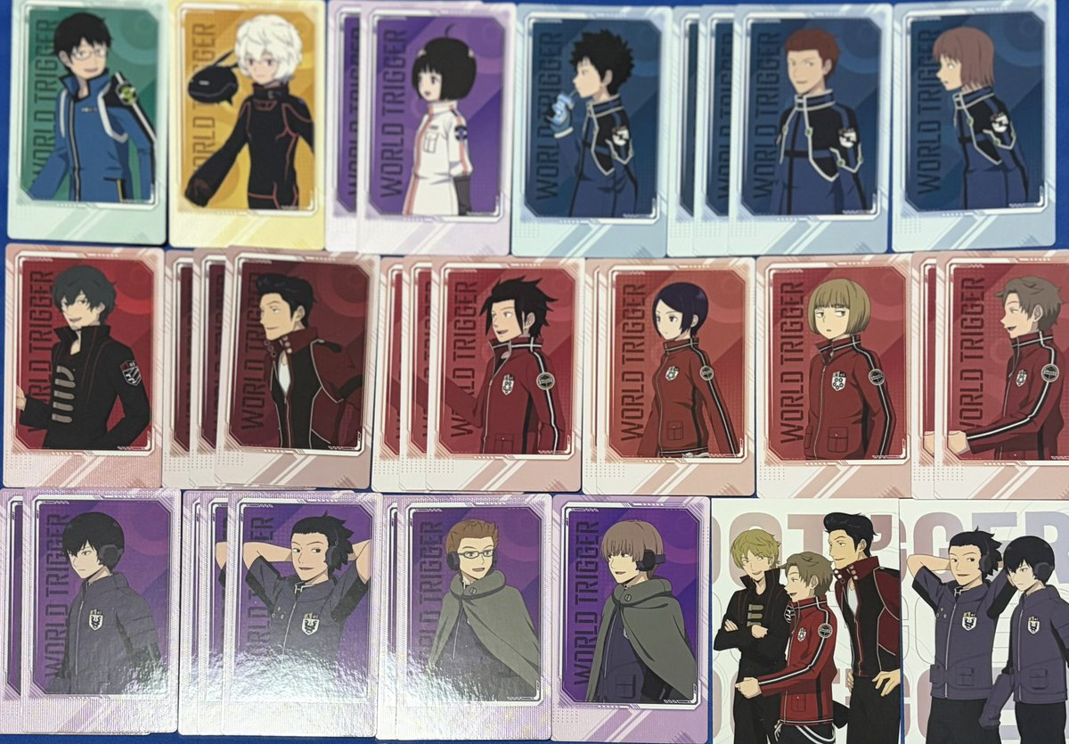 raise_game's tweet photo. 【交換】ワールドトリガー REBOOT展  ワートリ 
ポラショットコレクションA B
譲 画像のもの
求 迅

入場特典
譲 出水＆佐鳥＆当真、三輪＆米屋
求 迅＆嵐山

※都内手渡しのみ
検索からでも気軽にお声がけください https://t.co/gVOpiZnJ8j