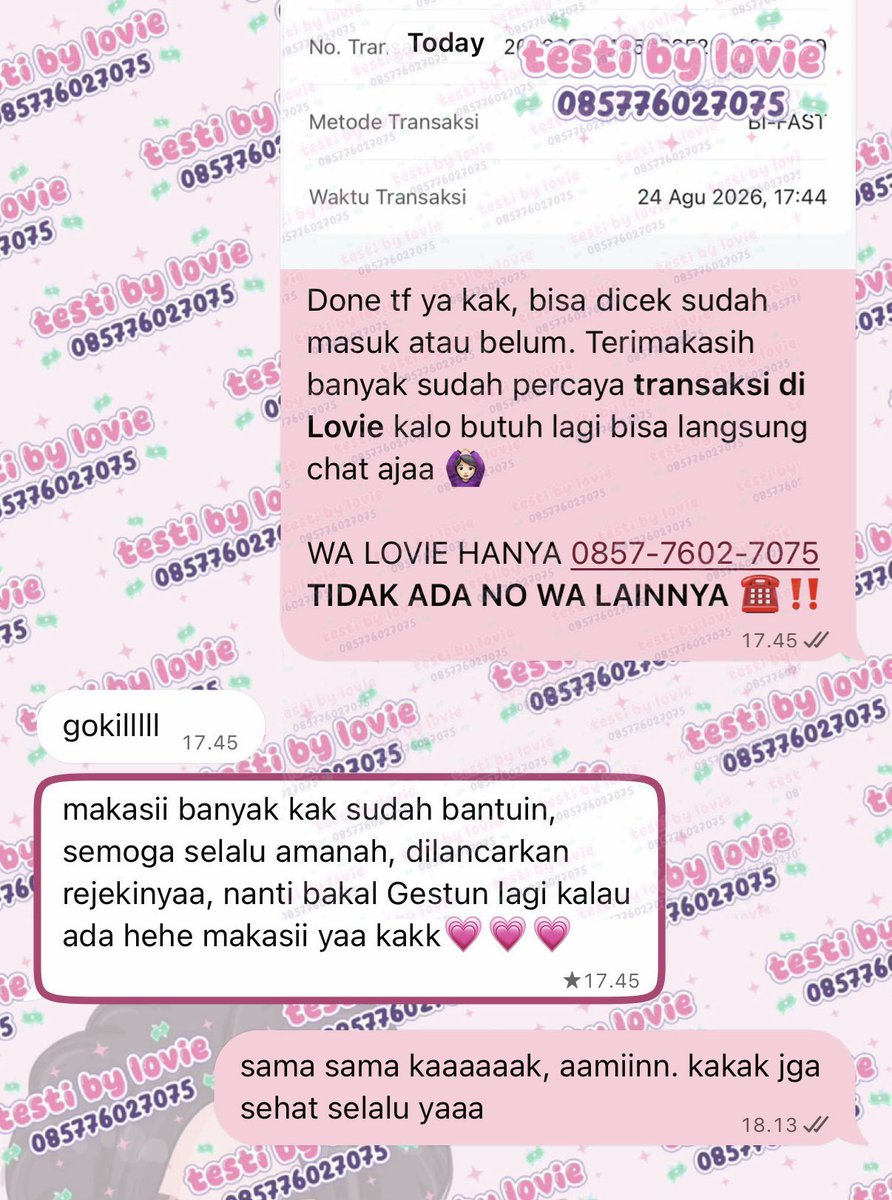 partofLovie's tweet photo. HALO! HALO! 📞
MAMPIR SINI KALO CARI GESTUN ⸜(｡˃ ᵕ ˂ )⸝♡

✍🏻 trusted since 2022 &amp; ribuan testi 💕
💸 fee murah! cair instan! fastrespon!

spaylater (scan/co), blibli paylater, ovo, tiket com, gopaylater. tiktok, kredivo, indodana ˃ᴗ˂ zonauang https://t.co/beyFKuwWp6