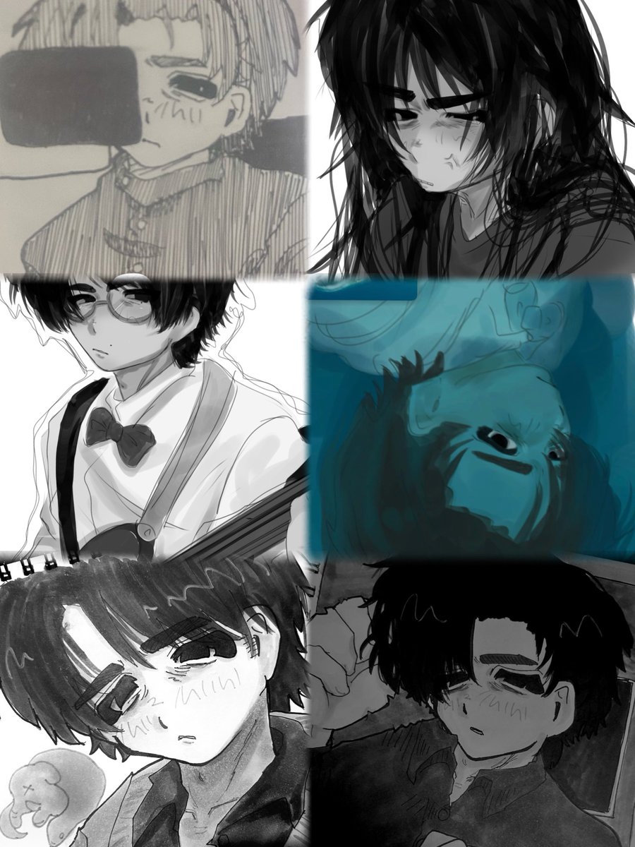 takumi3kou's tweet photo. #今月描いた絵を晒そうㅤ 
ほぼ黒白‼️ https://t.co/N59cO9TSyj