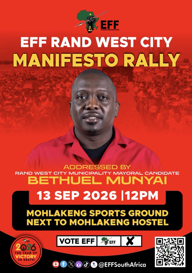 AyeeNdeM's tweet photo. I love this approach by EFF! Our mayoral candidates addressing the people they will be leading. https://t.co/0o93VcYKoG