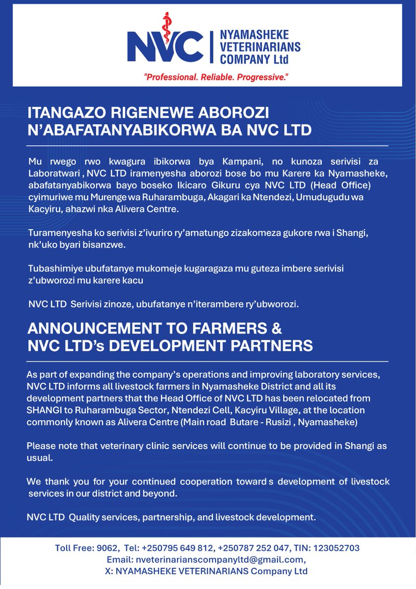 Clinicshangi's tweet photo. Itangazo https://t.co/jQKALRxxN5