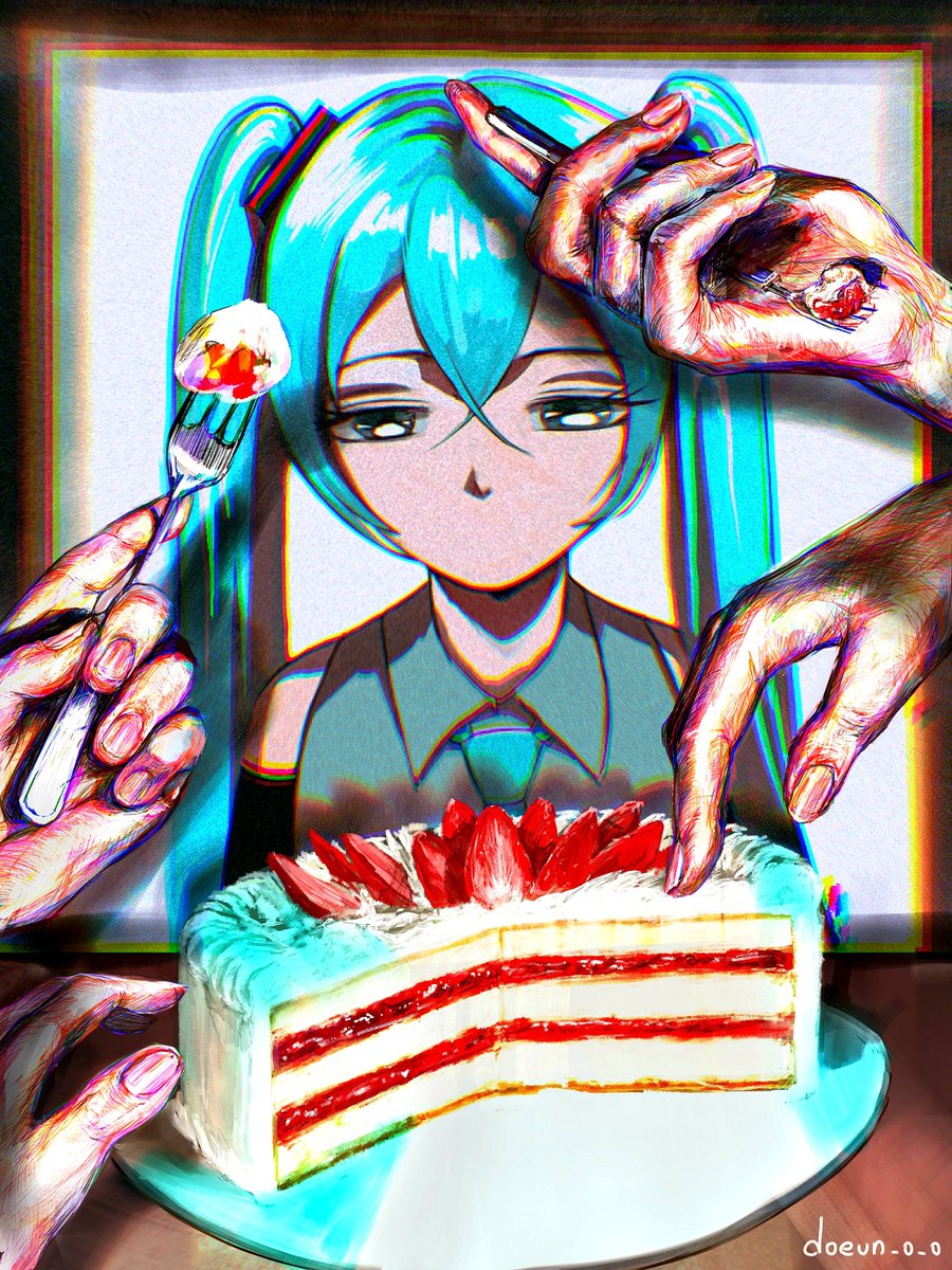 doeun_o_o's tweet photo. #初音ミク誕生祭2026
#初音ミク生誕祭2026
#初音ミク
.
ケーキって、何味なの？ https://t.co/Rn9N5r27bP