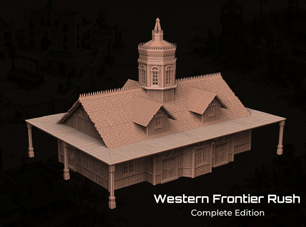 bobosa00's tweet photo. Western Frontier Rush: Complete Edition
https://t.co/Ujd1Sqxg4U
#OldWildWestern #3DPrint #STLFiles #3DPrintedTerrain #TabletopGaming #TabletopTerrain #MiniatureTerrain #TerrainBuilding #Wargaming #RPGTerrain #DnDterrain #28mmTerrain #15mmTerrain #MiniatureGaming #OldWest #WildWest #WesternTown #FrontierTown #RailroadTown #Malifaux
