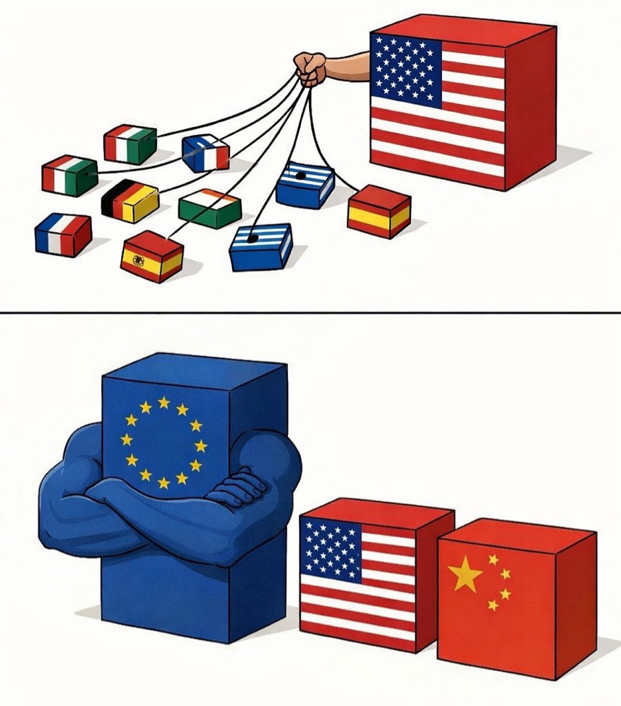 Frid45's tweet photo. We do not want Europe because we despise our nations. 

We want Europe because we love them too much to watch them become powerless 🇪🇺 https://t.co/QWfrDIRZIv