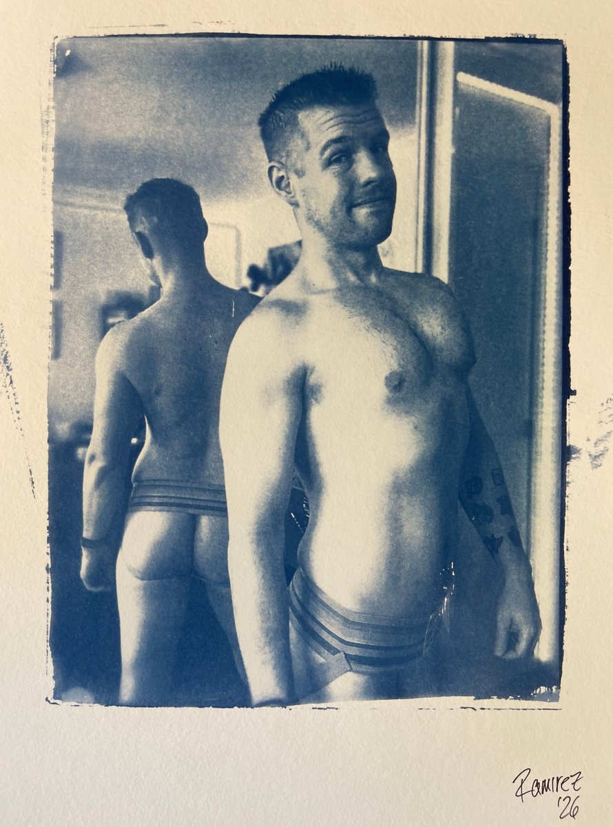 QueerBlueprint's tweet photo. Highway to the Danger Zone and @magenta_mikeyy is on the wheel!
#cyanotype #photography #gaysofinstagram #jockstrap #gay https://t.co/Qxr8YcII3g