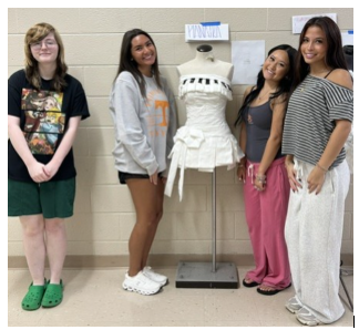 wcsIHSsp's tweet photo. Fashion Design's annual TP dresses! Fantastic job everyone! @wcsIHS @wcsCCTE https://t.co/4eHlVy4t1t