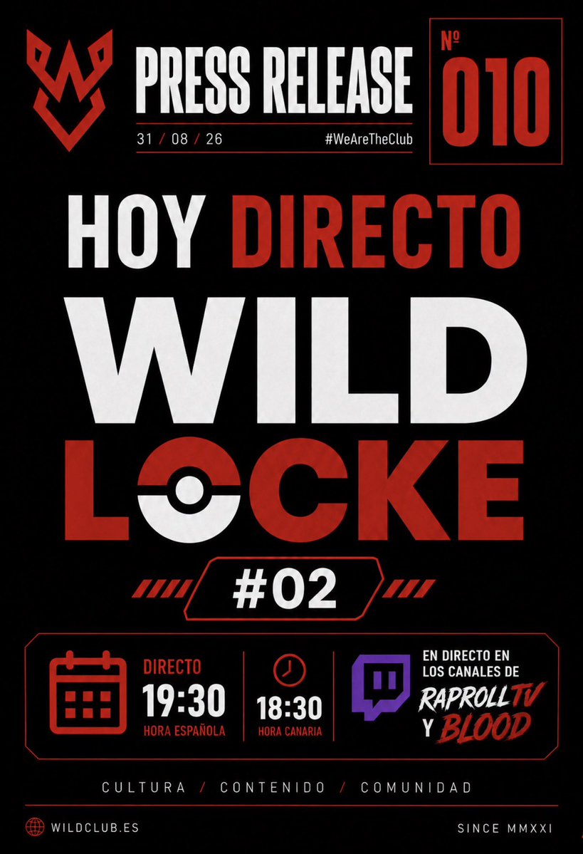 WildClubOficial tweet picture