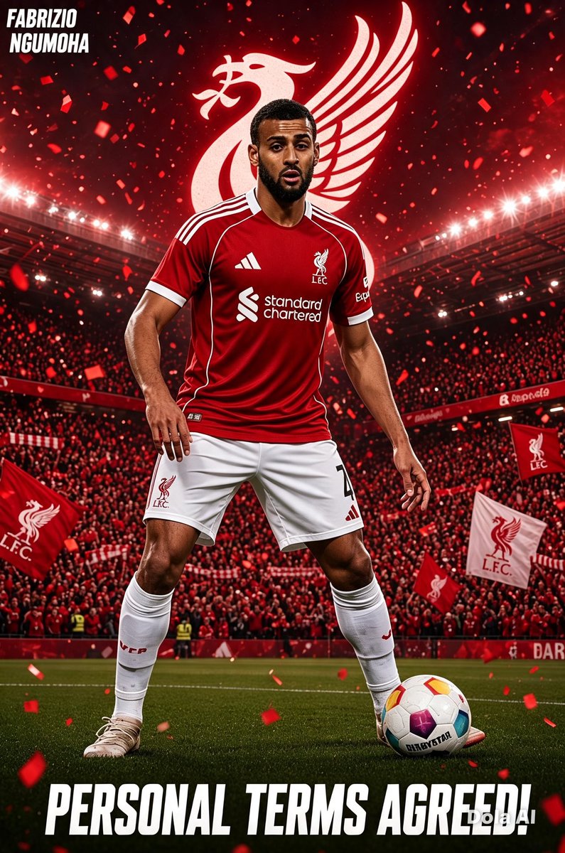 FabrizioNgumoha's tweet photo. 🚨 BREAKING: Liverpool have stepped up their pursuit of Josha Vagnoman — and the German right-back has AGREED personal terms! 🟥🔴

The powerful VfB Stuttgart right-back has verbally committed to a move to Anfield, with the Reds making him a top defensive target. https://t.co/eXEvNfQf26