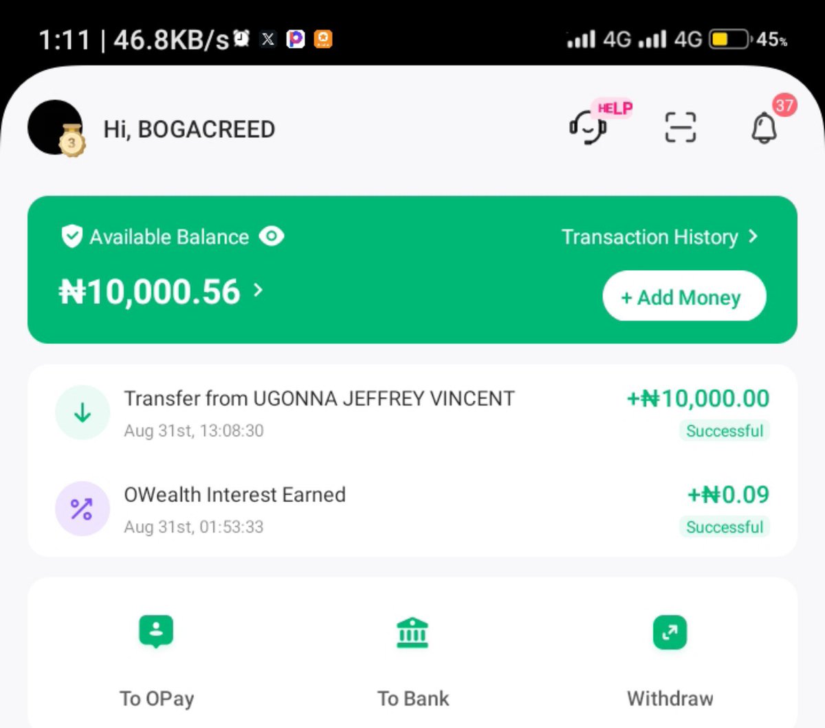 BOGACREED's tweet photo. Omo na Big Ugo giveaway I won this afternoon 🙏

Thank you so much boss 😭🙏 https://t.co/NHfLLnloF1