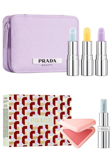 mi_beaunote's tweet photo. 今年もプラダのクリスマスコフレ大人かわいいな💄 https://t.co/u6M3sbv8uW