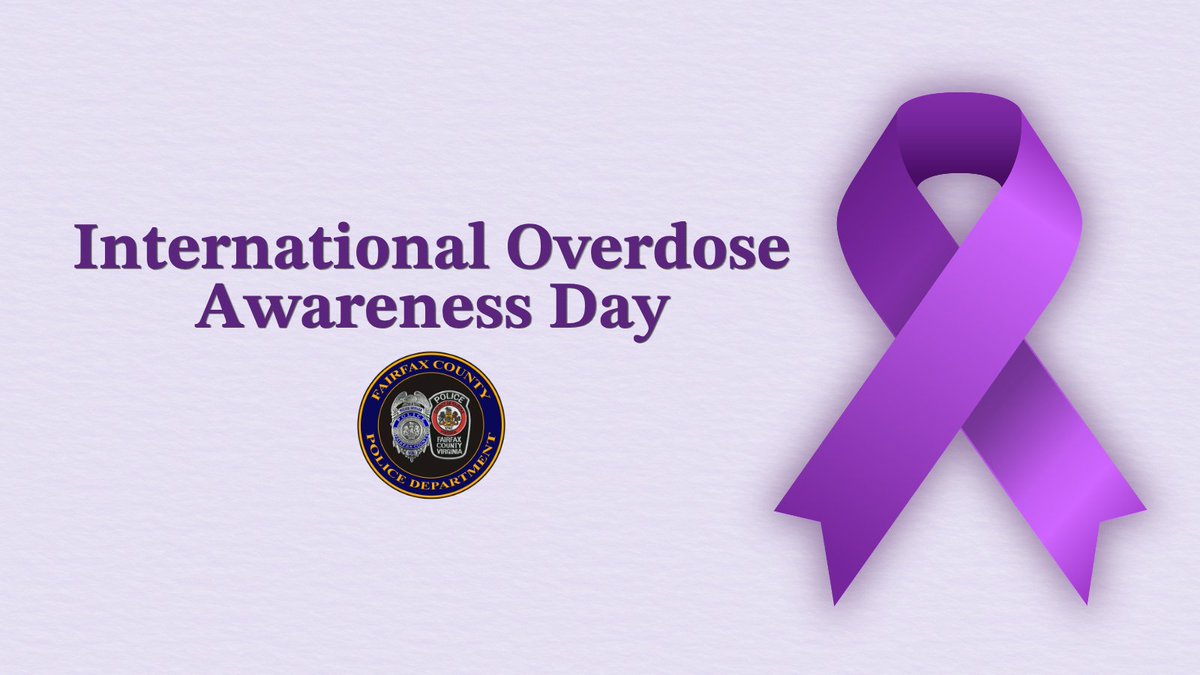 FairfaxCountyPD's tweet photo. Today we recognize International Overdose Awareness Day and remember those whose lives have been lost to overdose. We stand with individuals, families, and communities affected by substance use and encourage education, prevention, and access to support. https://t.co/XitnDGJilS