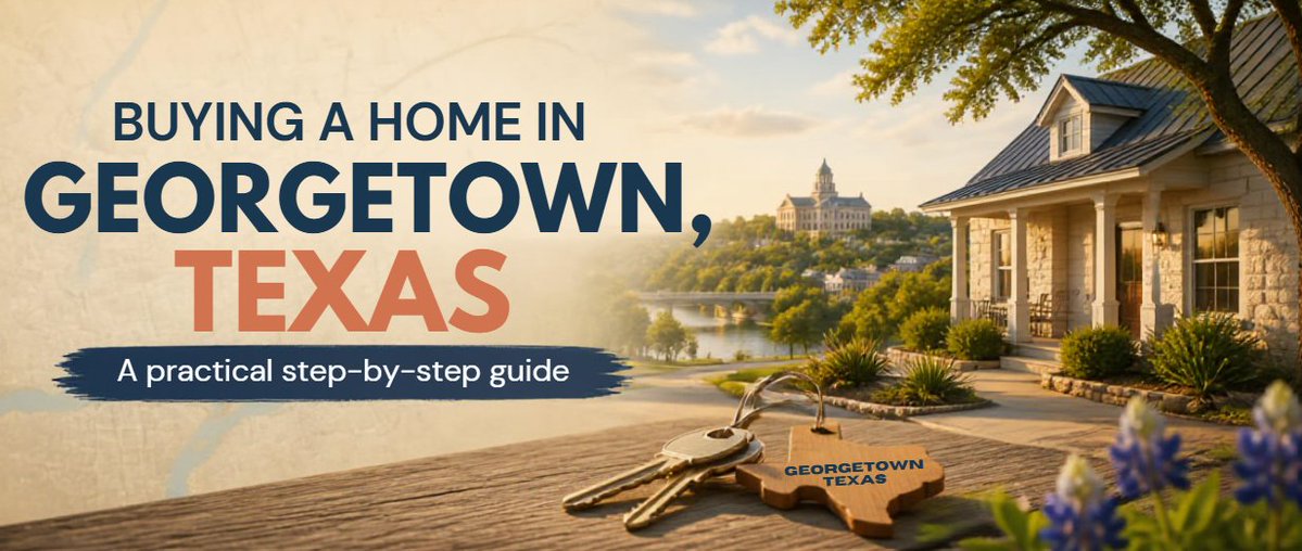 TPSRealtorATX's tweet photo. Buying in Georgetown? From taxes to HOAs, use our confident guide to find a home that fits your budget and lifestyle. https://t.co/HpMzOQy0Do