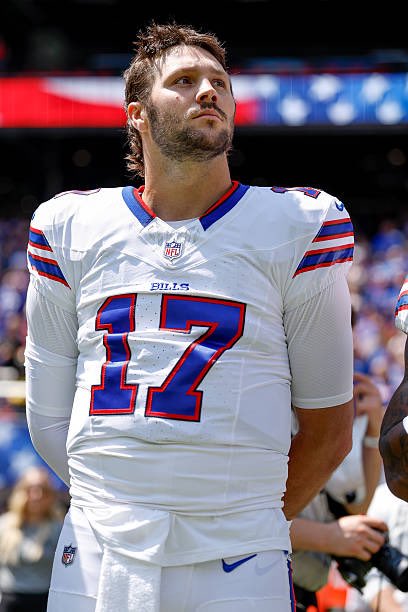AdamSchefter's tweet photo. For the second straight season, Josh Allen will wear caps designed by children receiving care at Golisano Children’s Hospital of Buffalo for all Bills home games. This season, fans can purchase the cap designs via https://t.co/DszyLlfEQX, with proceeds benefiting the Patricia Allen Fund as part of the partnership between Josh Allen, New Era Cap and GCH Buffalo.