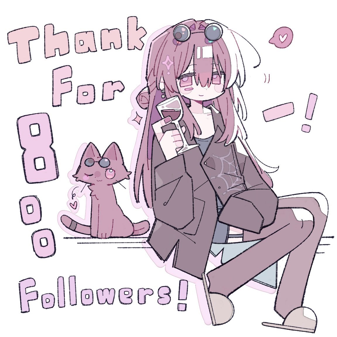julietxue0712's tweet photo. Thanks for 800 followers ❤️🩷💜 https://t.co/mKyTR97vM8