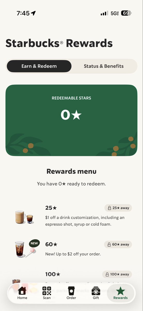 OffishJRMagnum's tweet photo. So I need to spend 60 Starbucks dollars to get UP TO 2 Starbucks dollars off?

Come on, Starbies. Got me Star-fuck’d up. https://t.co/uzkRHyvQDp