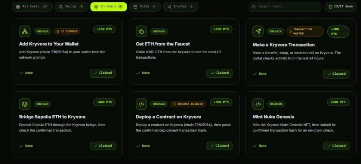 Amolorens's tweet photo. Update Kryvora Testnet

Must Complete Onchain Task

😙 Bridge ETH Sepolia : 
➖ Copy Tx Hash Deploy
➖ Paste TxHash On Web
➖ Done https://t.co/dsXoteLg9U