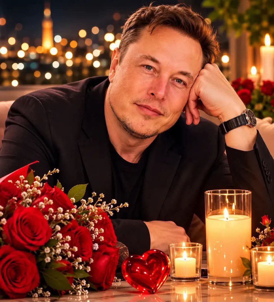 ERMspltx's tweet photo. Red roses and romantic vibes with Elon Musk! 🌹✨

What would be your reaction if he invited you?
A) Say YES instantly! 😍 
B) Say NO! 😂
C) Ask him to bring a Tesla first!
Comment A, B, or C! https://t.co/bCk588HDUT