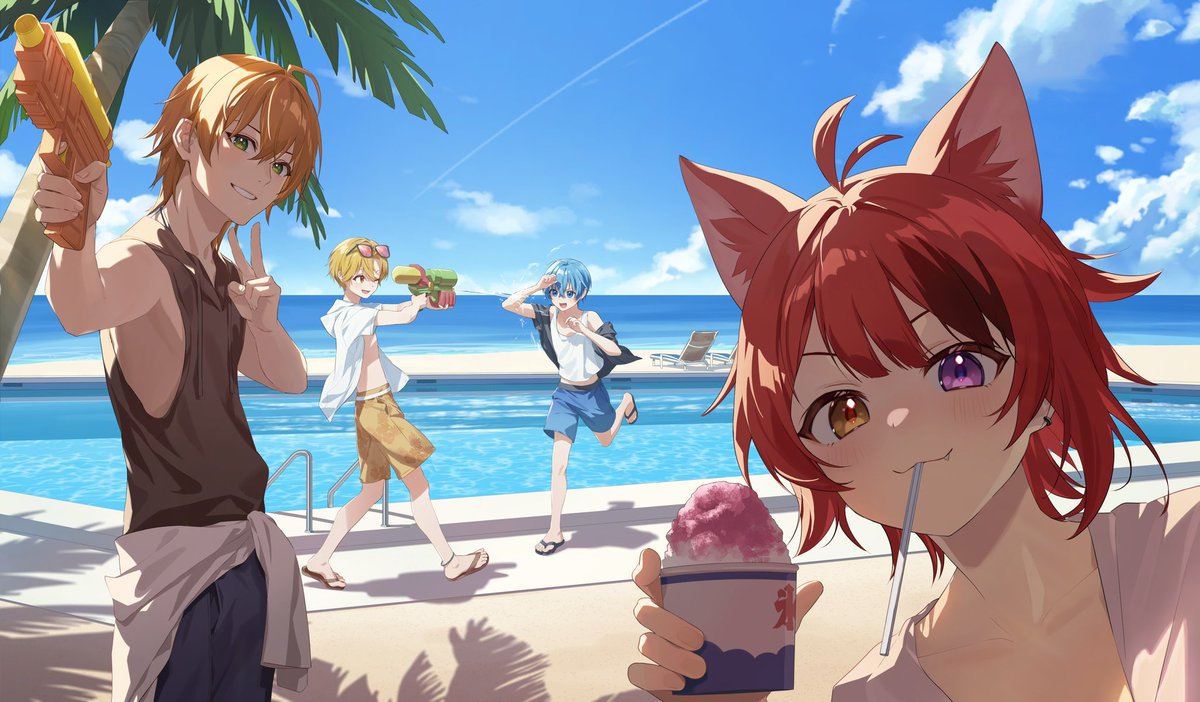 TotteN10_10's tweet photo. 📣お知らせ🏖

【MV】サマータイムレコード／すとぷり【歌ってみた】https://t.co/t9eK3yfjrA

一部イラストを担当させていただきました！
夏を締めくくる素敵な歌みたで最高です🥳よろしくお願いします🙌✨ https://t.co/pwb9E0o5fx