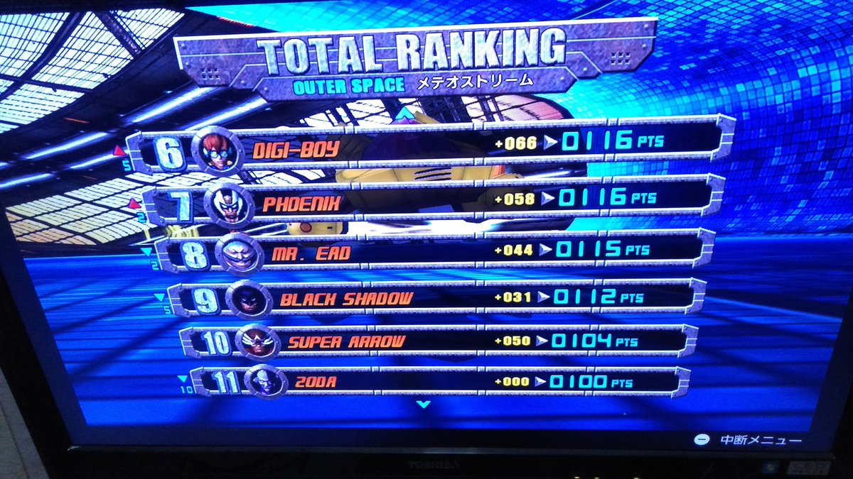 F60Mr's tweet photo. 前のレースで1位になれなかった場合は、1位を取ったCPUを根に持って殺ってなんぼDEATH☆ #FZERO https://t.co/C023ReEQnU