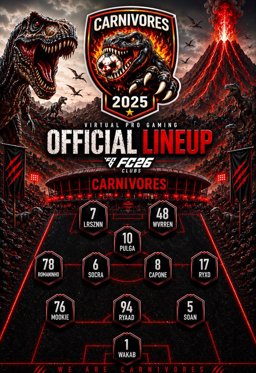 ILL_UPP_ESPORTS's tweet photo. Match day 🗓️ @OfficialVPG 

Watch the hunt‼️🦖

📺 : https://t.co/tufLOhmAsP
⏰ : 20:15 (UK time)

🇪🇺 Esports Premier @VPGPremier 

20:15 🆚 @LegacyElevenFC 🇪🇸 
20:40 🆚 @SonsofHelll 🇹🇷 
21:00 🆚 @btdgamersuk 🏴󠁧󠁢󠁥󠁮󠁧󠁿 
21:25 🆚 @BucharestHeat 🇷🇴 
21:45 🆚 @SVBeSports 🇩🇪 https://t.co/XxaJcc7uWG