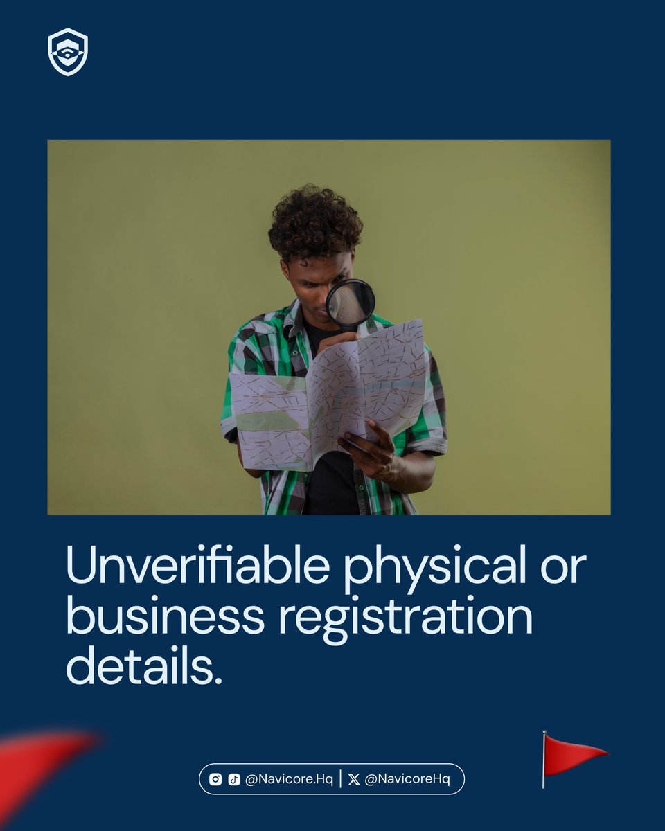 NavicoreHq's tweet photo. One rushed payment can cost your business millions. Before you hit send on that invoice, ensure your vendor is legitimate and your assets are fully documented. Partner with NAVICORE for complete pre-transaction security. #NAVIOCORE #VendorVerification #AssetProtection #RiskMitigation #BusinessSecurity