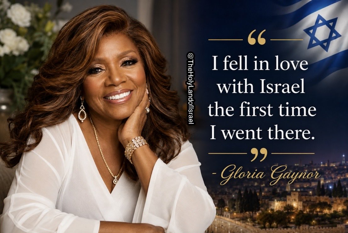 HolyLand_Israel's tweet photo. “I fell in love with Israel the first time I went there.” - Gloria Gaynor https://t.co/6Ol7FoUgJA