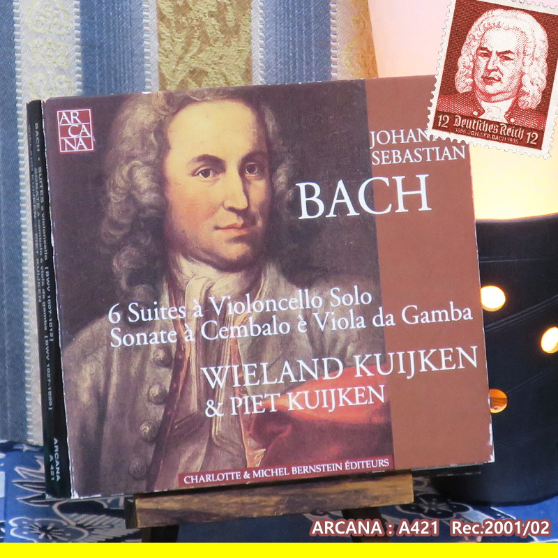 2012_delian's tweet photo. バッハ：無伴奏チェロ組曲BWV1007/1012～ヴィーラント・クイケン(vc.)…古楽器演奏の代名詞みたいなヴィーラントがモダン楽器を使ったアルバム。もちろん奏法には古楽器の流儀が多用されているけど、それは学究的な意義よりも表現したことを伝えるための手段としてであり、ノビノビ自由に音楽してます https://t.co/N3XhoUNpFP