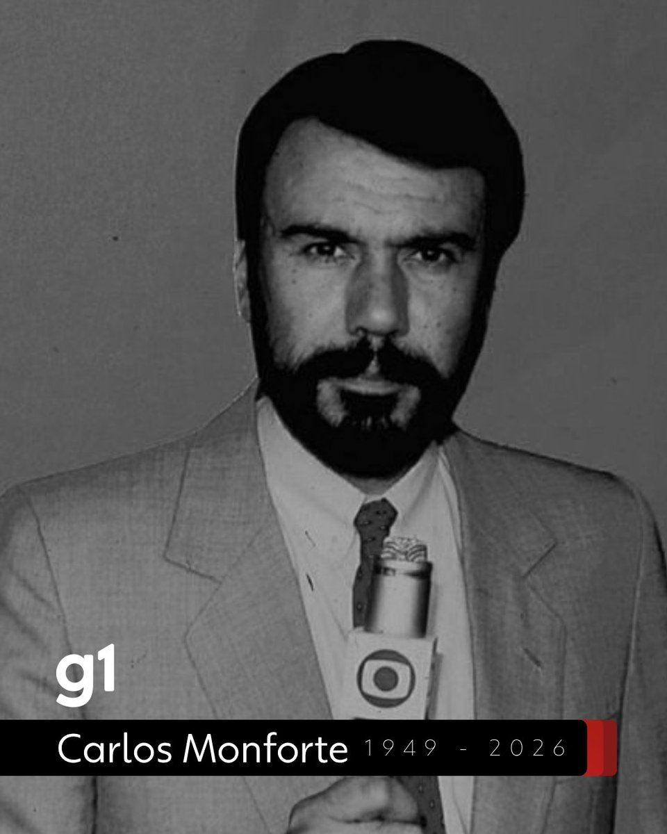 g1's tweet photo. Jornalista Carlos Monforte morre aos 77 anos https://t.co/CNo6CRakjQ #g1 https://t.co/JGuCAwAjNR