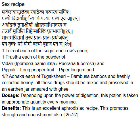 theliverdoc's tweet photo. Hello, Ministry of Magic, nowhere in Ayurveda is this recipe written. Please do show the real Ayurvedic recipes as mentioned in the classical texts.

Stop white-washing archaic, misogynist pseudoscience texts. https://t.co/MMijJiI40f