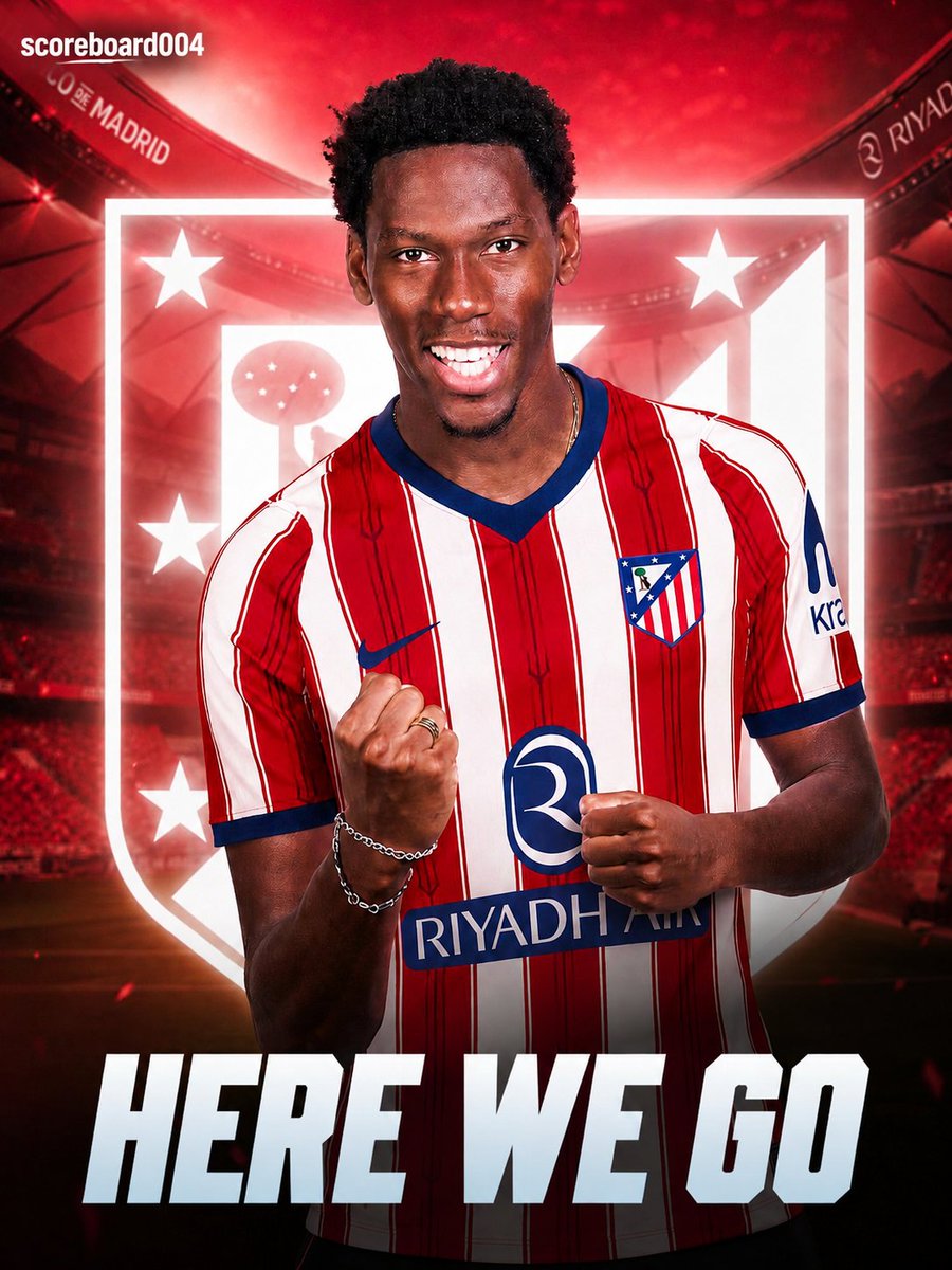 IIyusuf83's tweet photo. BREAKING: Jonathan David to Atlético Madrid Confirmed. 

Verbal agreement reached with Juventus. Initial loan with a buy option, with Atlético covering over 50% of his salary. 🔥 https://t.co/xG0SVygfZG