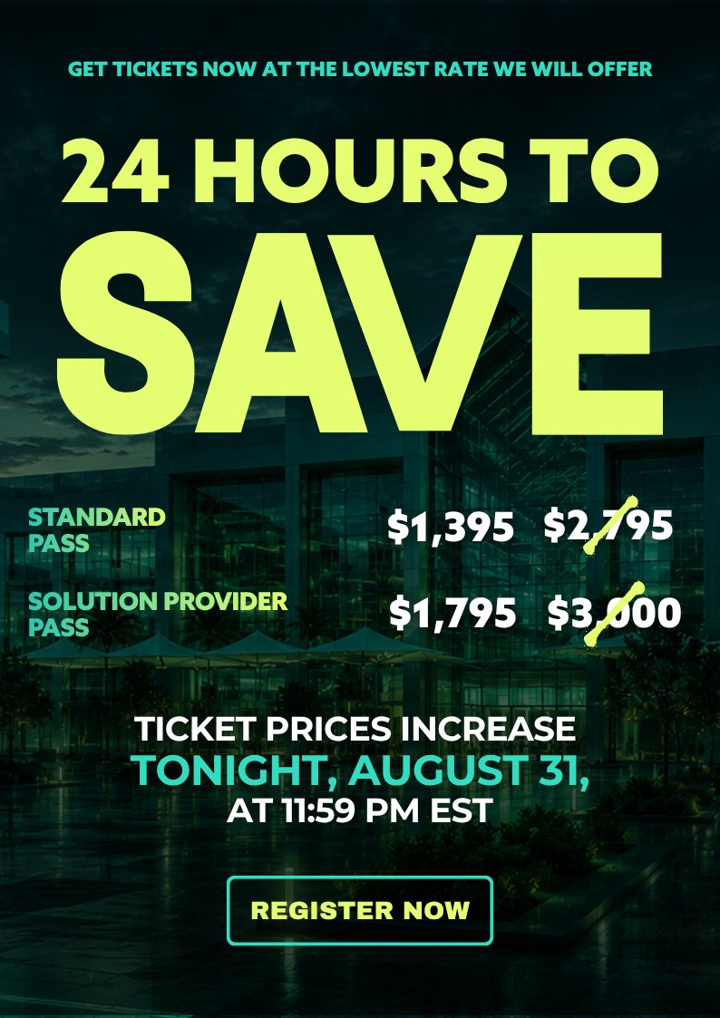 Retcon_USA's tweet photo. 🚨 24 HOURS LEFT. RETCON 2027 ticket prices increase TONIGHT at midnight ET.

Join 2,250+ real estate owners, operators, investors &amp; tech leaders March 7–9 in Fort Lauderdale.

This is the LOWEST price we’ll offer. Don’t wait.

🎟️ Register now: https://t.co/aJxHlyHMli https://t.co/5YUXflgTke