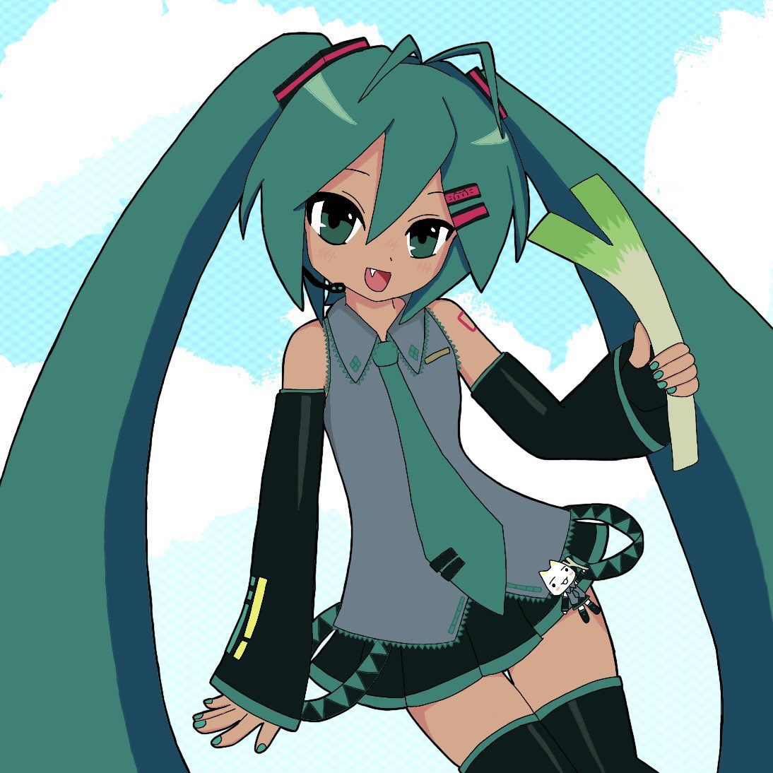 Nyaspernet's tweet photo. ミクちゃん、おたおめ〜 ♪ 💚 https://t.co/AUS2zfSArc