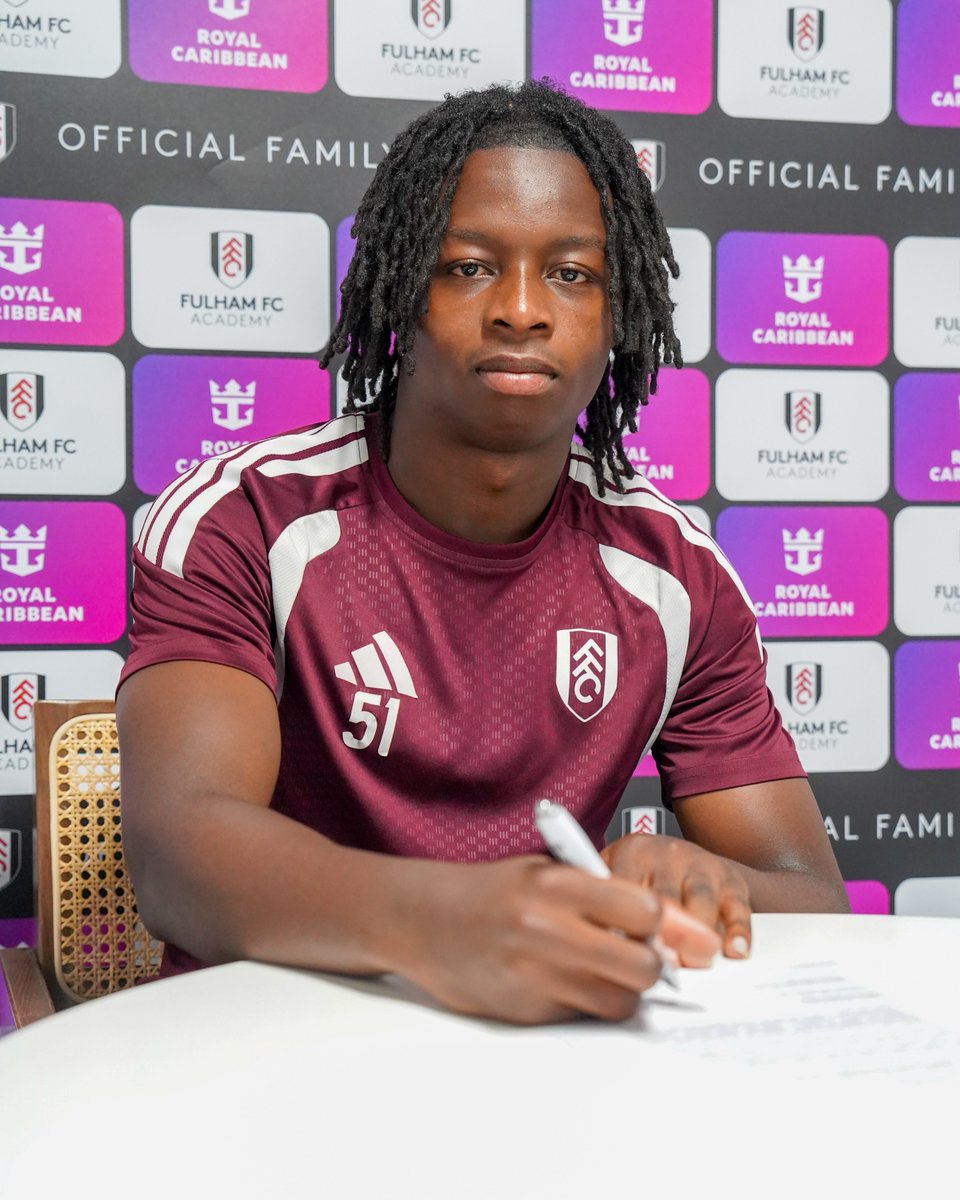 FulhamAcademy's tweet photo. Chibby Nwoko has signed a new two-year deal, with a Club option of a further year. 🤍

🔗https://t.co/Cih10jKwje https://t.co/jHQoygcJAe