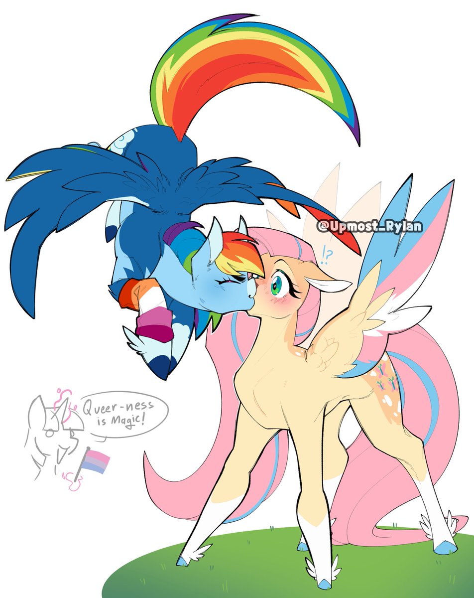 Upmost_Rylan's tweet photo. Does Fluttershy and Rainbowdash is gay??? Yes.

#Mylittlepony https://t.co/q0rjEnAXSs