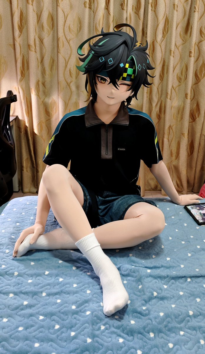 1Kyu97's tweet photo. 😉🧦
#Kinich #kigurumi #基尼奇 https://t.co/IBKAqrZCeP