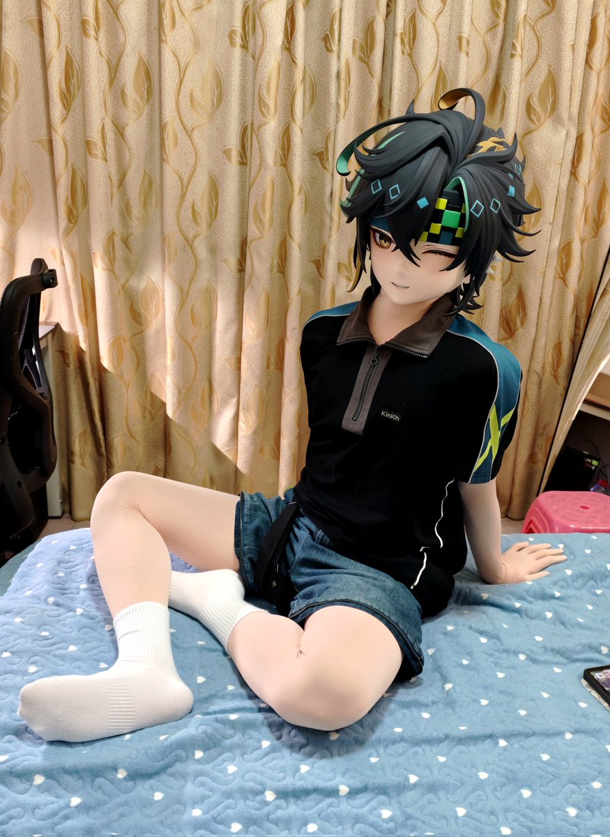 1Kyu97's tweet photo. 😉🧦
#Kinich #kigurumi #基尼奇 https://t.co/IBKAqrZCeP