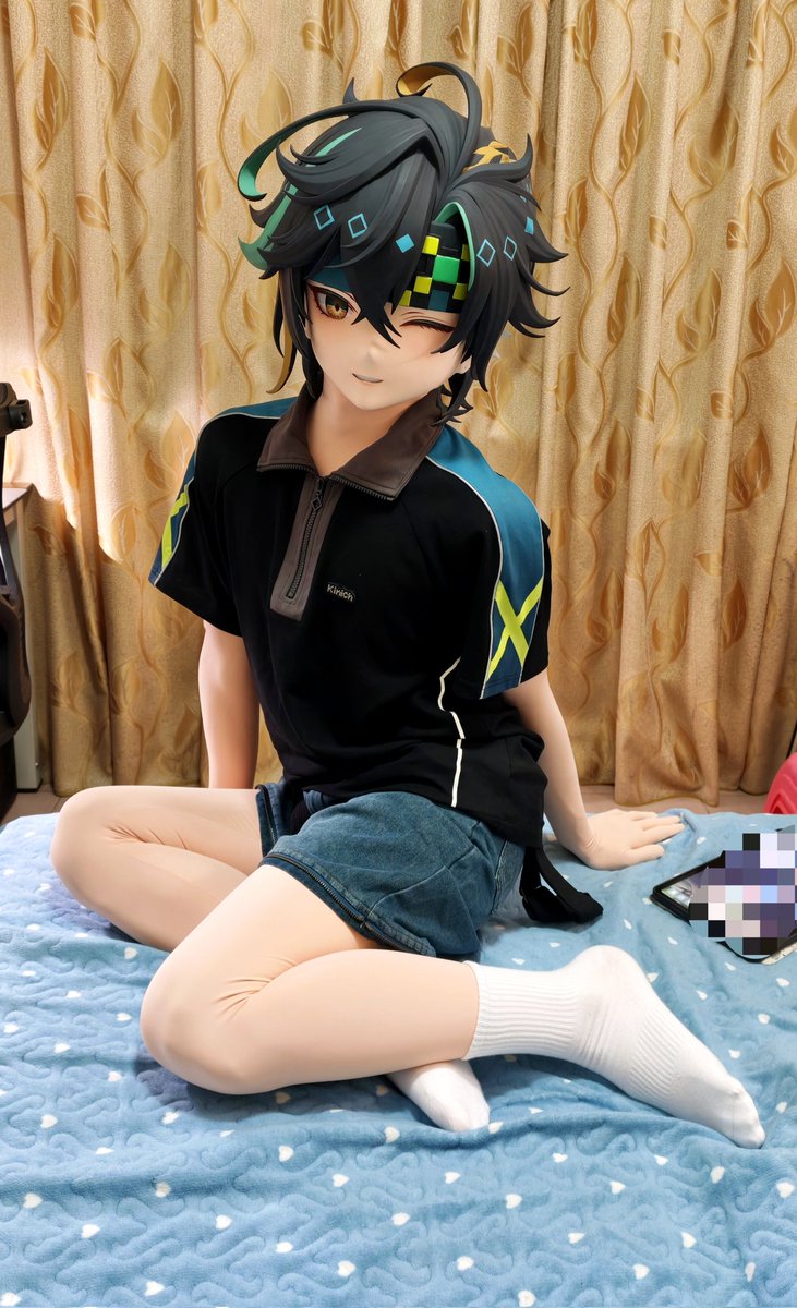 1Kyu97's tweet photo. 😉🧦
#Kinich #kigurumi #基尼奇 https://t.co/IBKAqrZCeP