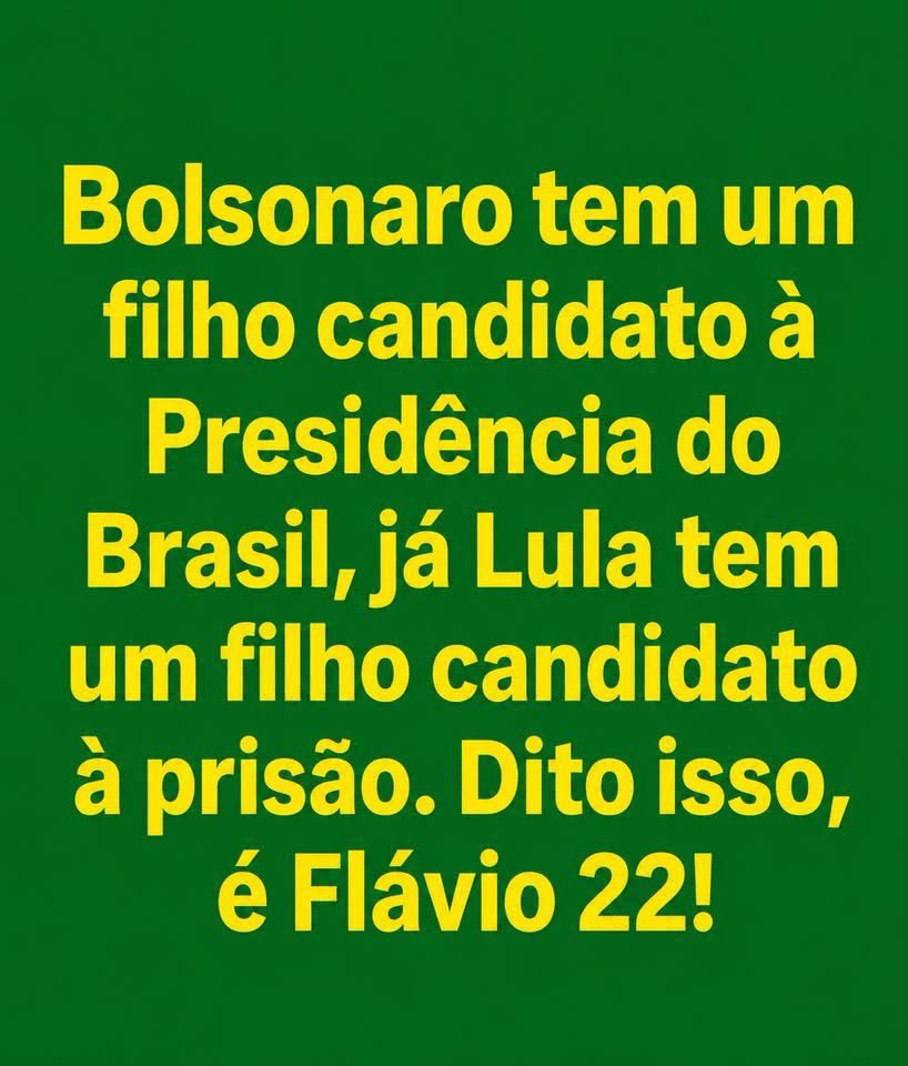 camargonline26's tweet photo. @BolsonaroSP Flávio Bolsonaro Presidente 🇧🇷 https://t.co/IWNqm2OBFm