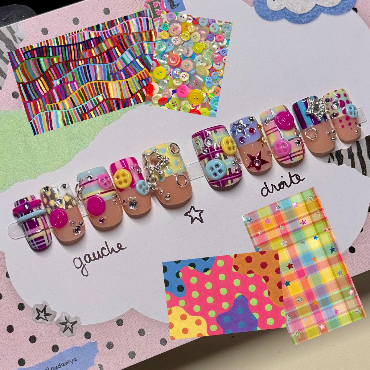 laaweup's tweet photo. coucou les cops, ça fait tellement longtemps ici PTDRR… juste pour vous partager l’ouverture de ma boutique de press-on nails personnalisés voilà vous me demandez n’importe quoi je vous le fait hihiihihihiihi

mon ig : Laudaniya

quelques créations : https://t.co/VyP0TkdaQf