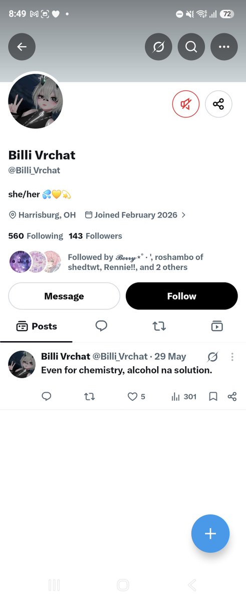kunicrl's tweet photo. hai mooties and other people.. just a quick heads up if you're following someone named billi_vrchat, please block them immediately!! They've been trying to scam me :

Allegedly fake screenshots, guilt-tripped me into having a "feeling bad" mindset because they lost 3k. https://t.co/x2hXR4ObTc
