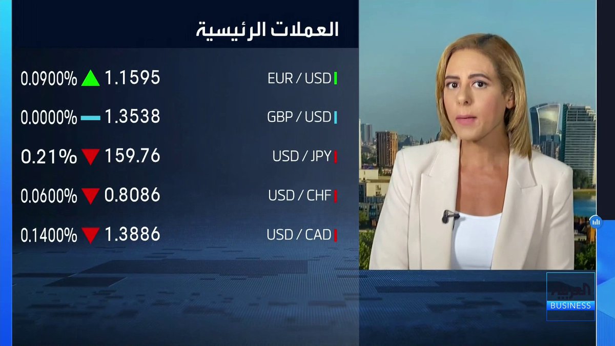 مراسلة العربية كارينا كامل: التوترات الجيوسياسية وعودة التصعيد بين أميركا وإيران تؤثر سلباً على معنويات المستثمرين. أسهم شركات الطاقة والشركات المرتبطة بالبتكوين تحقق مكاسب قبيل افتتاح الجلسة الأميركية. قمة مجموعة العشرين تركز على مراجعة العلاقات الاقتصادية مع الصين وفرض عزلة اقتصادية على إيران. carina_bn. Nadine_bn جرس الإغلاق _Business 