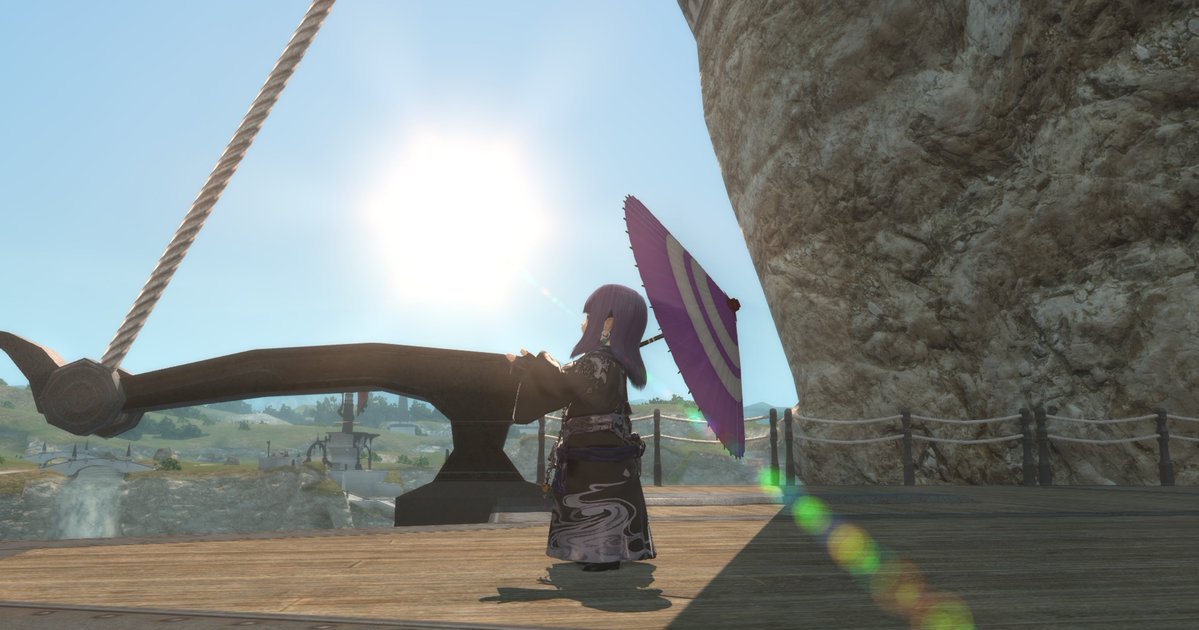 zite_ziten's tweet photo. は、晴れてた…(￣▽￣;)
で、でも風情があっていいですよね(！？)
#FF14
#ララフェル https://t.co/fppCfg1MUN